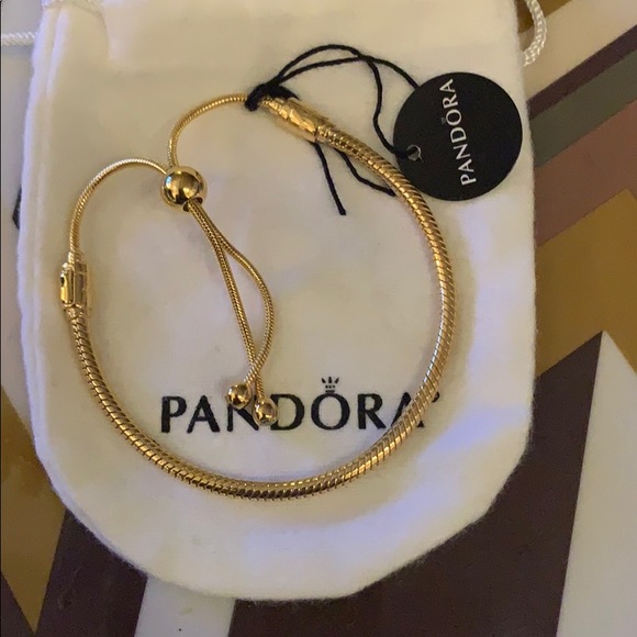 Pandora Moments Snake Chain Slider Bracelet Pandora Moments Snake Chain Slider Bracelet